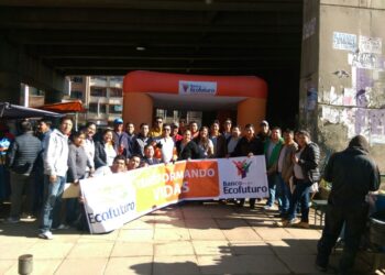 Ecolimpieza: Banco Ecofuturo se compromete con la ciudad de El Alto