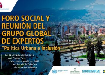 Proponen elaboración de una Guía sobre Inclusividad para el desarrollo de las ciudades