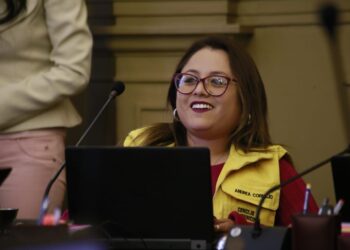 Andrea Cornejo es la primera mujer, joven y persona con discapacidad en ocupar la presidencia del Concejo Municipal de La Paz