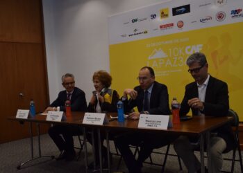 CAF y sus aliados Banco BISA, Coca Cola, y otros, lanzaron la convocatoria para la carrera pedestre La Paz 3600 10K
