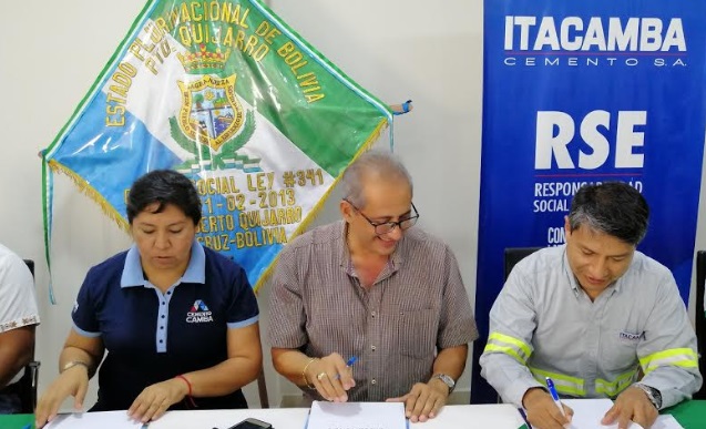 Itacamba y el municipio de Puerto Quijarro renuevan alianza para incentivar el desarrollo