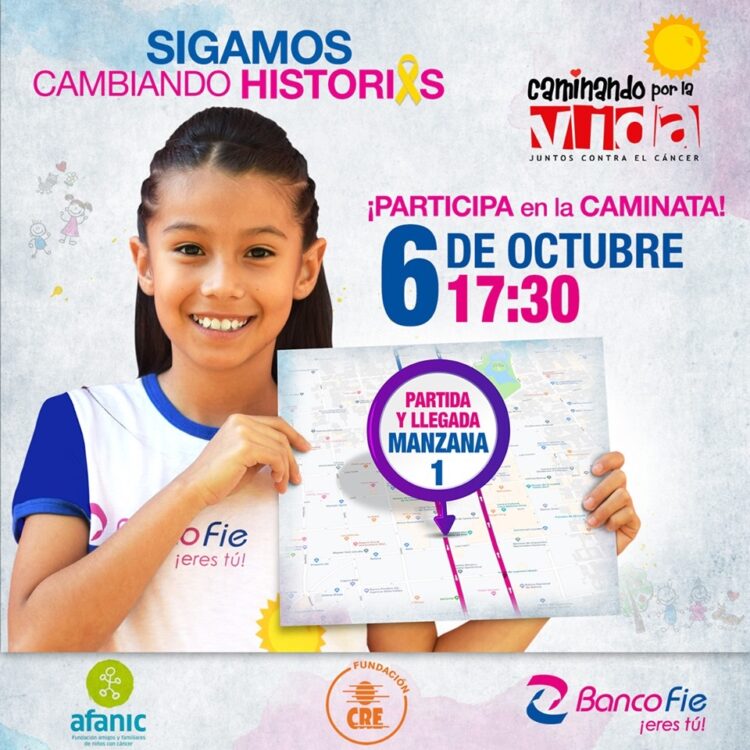 “Caminando por la Vida”, este 6 de octubre en Santa Cruz, será un encuentro familiar y solidario a favor de la niñez con cáncer