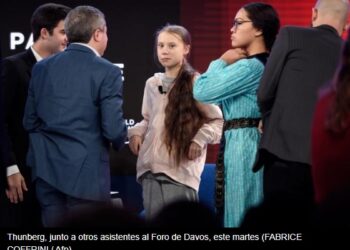 Greta Thunberg en Davos: “No sirve ser conscientes del problema, hay que actuar”