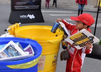 Incrementa en 57% la cantidad de unidades educativas que reciclan, en el marco del concurso Ecolegio de Coca Cola y la Alcaldía de La Paz