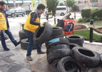 Recolectan 796 neumáticos en la primera semana de la campaña ‘Llantatón’