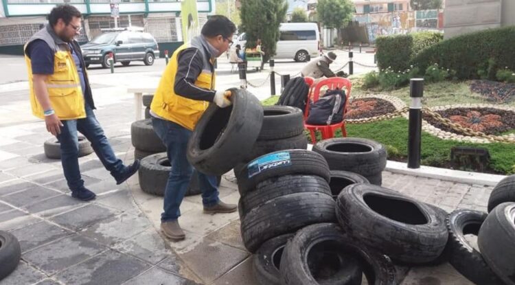 Recolectan 796 neumáticos en la primera semana de la campaña ‘Llantatón’
