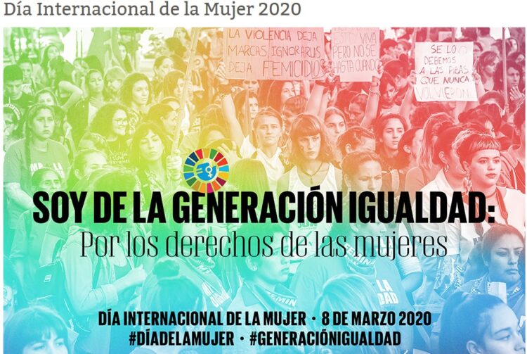 El tema del Día Internacional de la Mujer, 8 de marzo, de este año es “Soy de la Generación Igualdad: Por los derechos de las mujeres”.