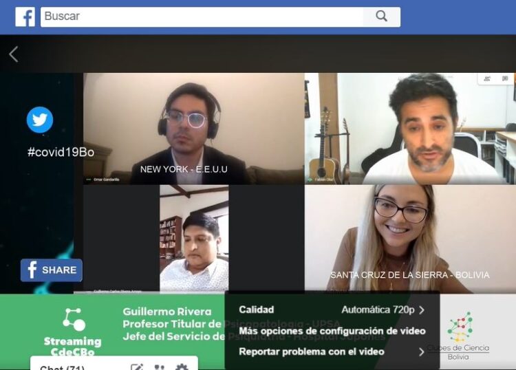 Docentes de la UPSA y un experto argentino brindan información por Facebook sobre cómo afrontar la ansiedad