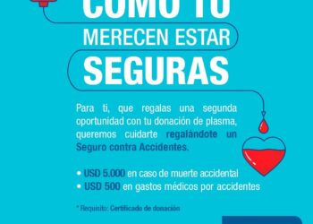 Nacional Seguros lanza campaña para donantes de plasma hiperinmune
