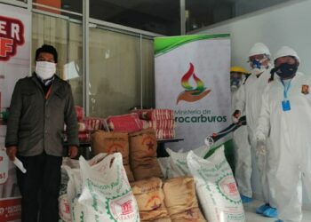 Ecofuturo entrega 1.6 toneladas de alimentos al programa “Tarija contra el coronavirus”