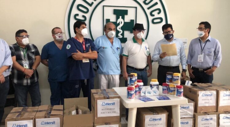Laboratorio Hersil dona complemento nutricional para médicos