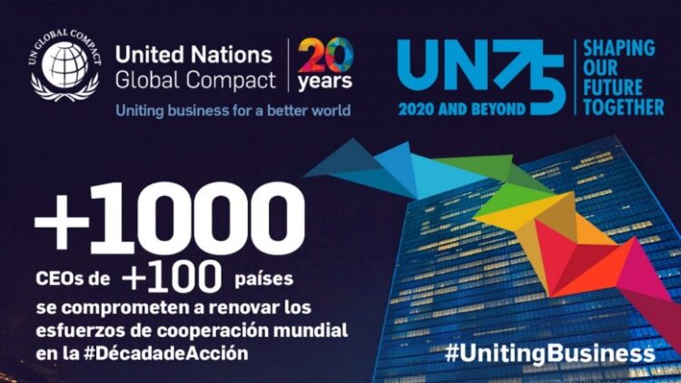Más de mil CEOs procedentes de más de 100 países firman la Declaración a favor de una cooperación mundial renovada del Pacto Mundial