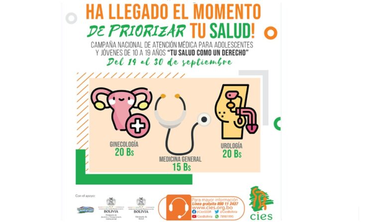 En el mes de la juventud: CIES lanza campaña a nivel nacional para atender adolescentes y jóvenes