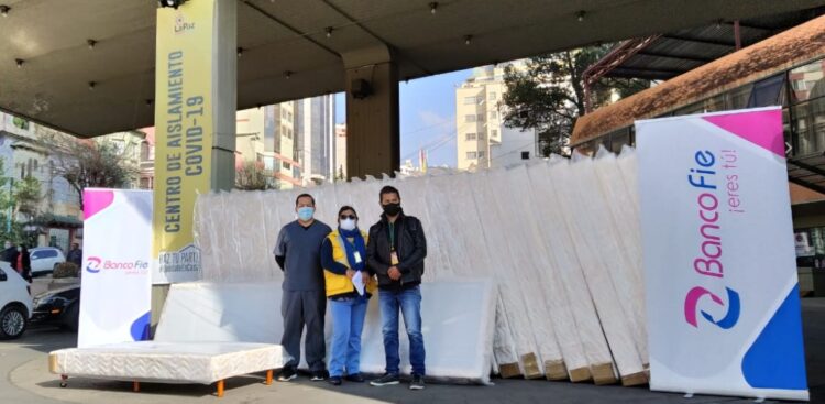 Banco FIE brinda apoyo a centros de atención COVID-19