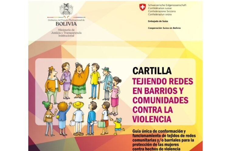Ministerio de Justicia y Cooperación Suiza presentan Guía que promueve Redes comunitarias y barriales para erradicar la violencia contra las mujeres