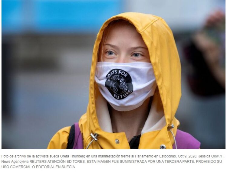 Greta Thunberg: los políticos son hipócritas y las cumbres climáticas un lavado de manos verde