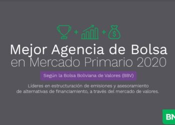 BNB Valores S.A. recibe el premio a la Mejor Agencia de Bolsa en Mercado Primario 2020