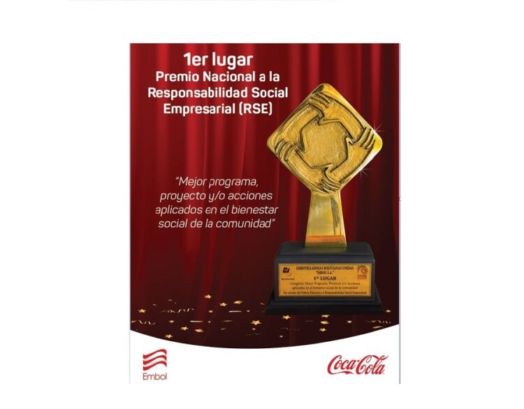 Reconocen a EMBOL como la empresa que más apoyó a la sociedad durante la pandemia