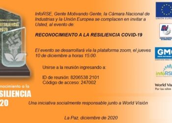 INVITACIÓN: RECONOCIMIENTO A LA RESILIENCIA 2020