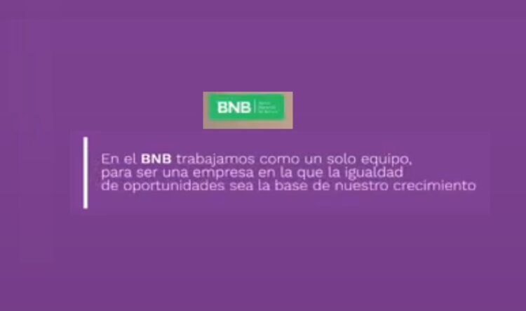 En el BNB las mujeres representan el 54% del total de colaboradores