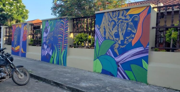 Banco EcoFuturo y la Comunidad Inti Wara Yassi generan conciencia ambiental a través del arte mural