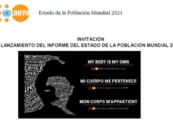 INVITACIÓN LANZAMIENTO DEL INFORME DEL ESTADO DE LA POBLACIÓN MUNDIAL 2021