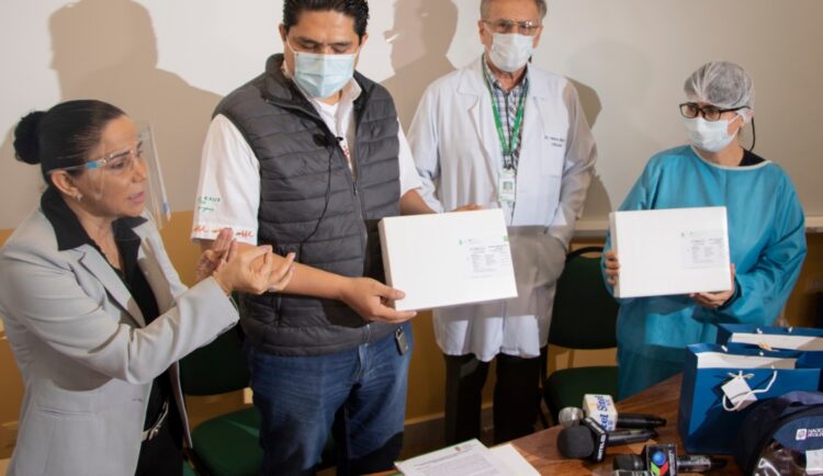 Nacional Seguros dona al Hospital Oncológico 60 puertos para tratamiento de niños con cáncer