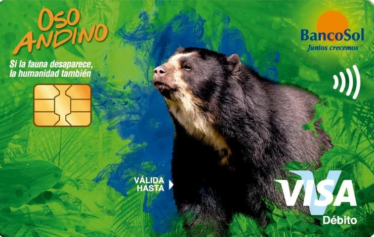 BancoSol lanza ocho modelos de tarjetas de débito que llaman a proteger la naturaleza