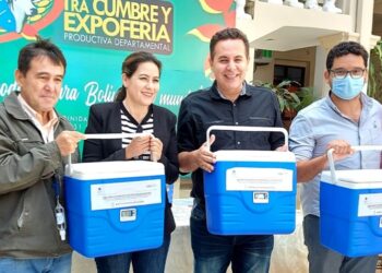 CBN dona 30 conservadores de frío para vacunas al Sedes Beni