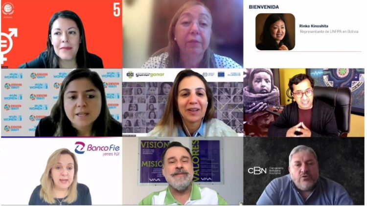 CBN comparte sus experiencias en favor de la equidad de género en un conversatorio del Pacto Global Bolivia