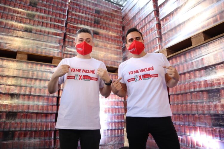 Paceña dispuso Bs 1 millón en latas de cerveza para impulsar la vacunación contra el  COVID-19