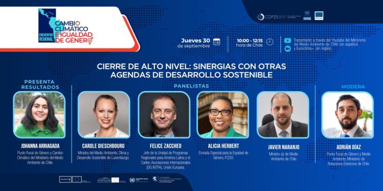 𝐄𝐧𝐜𝐮𝐞𝐧𝐭𝐫𝐨 𝐑𝐞𝐠𝐢𝐨𝐧𝐚𝐥 𝐝𝐞 𝐂𝐚𝐦𝐛𝐢𝐨 𝐂𝐥𝐢𝐦𝐚́𝐭𝐢𝐜𝐨 𝐞 𝐈𝐠𝐮𝐚𝐥𝐝𝐚𝐝 𝐝𝐞 𝐆𝐞́𝐧𝐞𝐫𝐨 𝐝𝐞𝐟𝐢𝐧𝐞 𝐡𝐨𝐣𝐚 𝐝𝐞 𝐫𝐮𝐭𝐚 𝐩𝐚𝐫𝐚 𝐚𝐜𝐞𝐥𝐞𝐫𝐚𝐫 𝐚𝐜𝐜𝐢𝐨́𝐧  𝐞𝐧 𝐀𝐦𝐞́𝐫𝐢𝐜𝐚 𝐋𝐚𝐭𝐢𝐧𝐚 𝐲 𝐞𝐥 𝐂𝐚𝐫𝐢𝐛𝐞