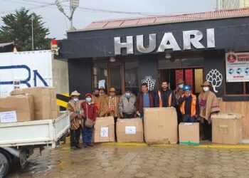 CBN entrega juguetes a niños de seis comunidades del municipio de Huari 
