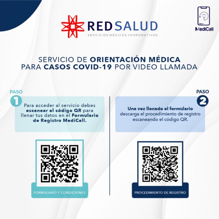 RED SALUD ofrece videollamada gratuita con orientación médica en casos de Covid-19