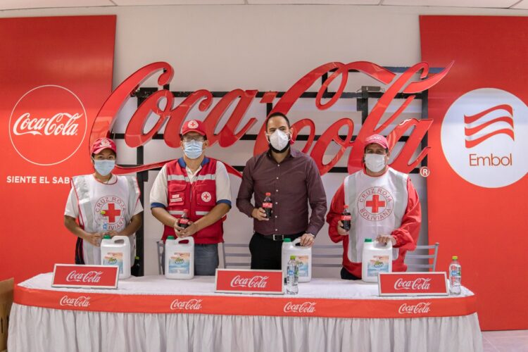 Embol dona más de 500 litros de alcohol en gel a La Cruz Roja