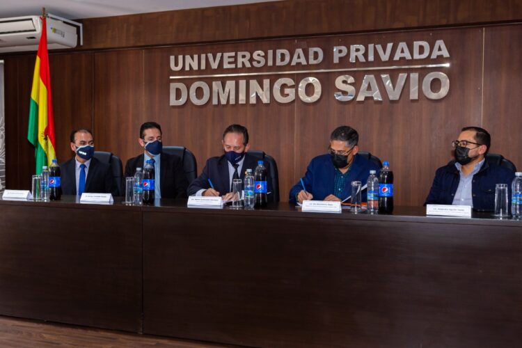Cervecería Boliviana Nacional (CBN) y la Universidad Domingo Savio firman convenio de coordinación interinstitucional