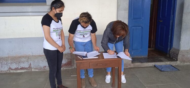 Ferroviaria Andina y jóvenes ambientalistas potosinos firman acuerdo