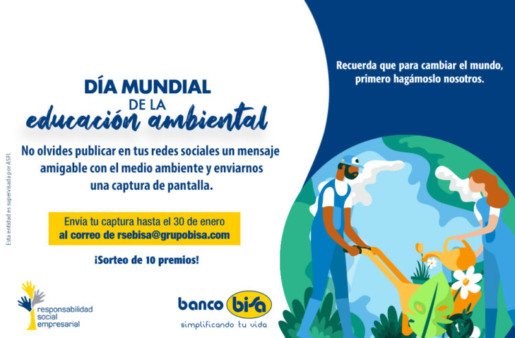 #ConcienciaAmbiental de Banco Bisa promueve entre sus colaboradores implementación de acciones para cuidar el planeta.