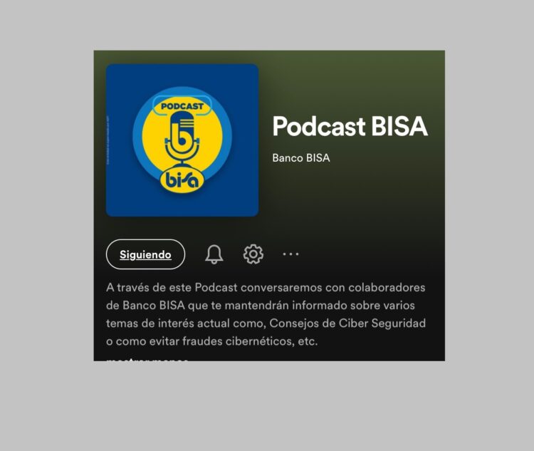 BISA presenta un ciclo de podcast con consejos de seguridad
