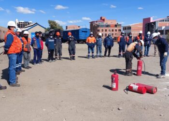 El 61% del personal de Ferroviaria Andina recibió  capacitación en seguridad en el primer semestre