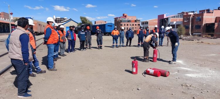 El 61% del personal de Ferroviaria Andina recibió  capacitación en seguridad en el primer semestre
