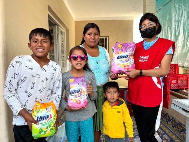 Alicorp donó 41 toneladas de detergente UNO al Banco de Alimentos de Bolivia