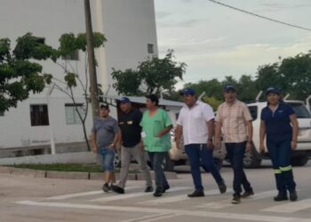 Accesos al Hospital San Juan de Dios son pavimentados con apoyo de Itacamba Cemento