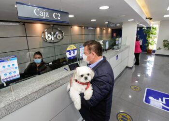 Una iniciativa inclusiva: Mascotas bienvenidas en las agencias de Banco Bisa