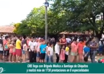 CRE R.L. llega con brigadas médicas a Santiago de Chiquitos y realizó más de 1.730 prestaciones