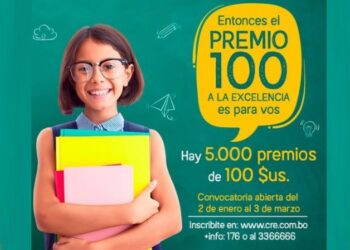 Este 3 de marzo concluye el plazo para que los mejores alumnos de 2022 se inscriban al Premio 100 a la Excelencia de CRE