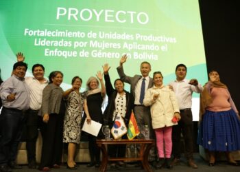 Lanzamiento de proyecto “Fortalecimiento de unidades productivas lideradas por mujeres aplicando el enfoque de género en Bolivia”