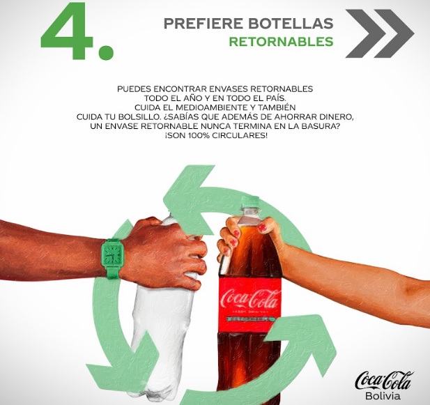 Coca-Cola invita a disfrutar de los feriados con acciones positivas para el medio ambiente