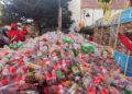 Recicladores se beneficiaron con 6,7 toneladas de botellas plásticas para su respectivo reciclaje