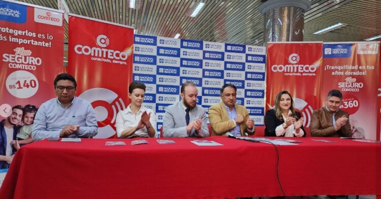 Nacional Seguros y Comteco suscriben convenio con enfoque social